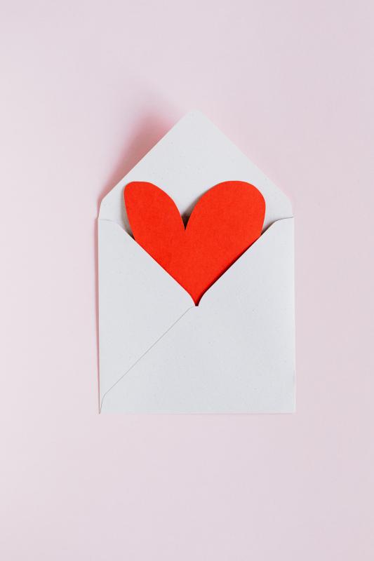 lettre d'amour pour la saint valentin